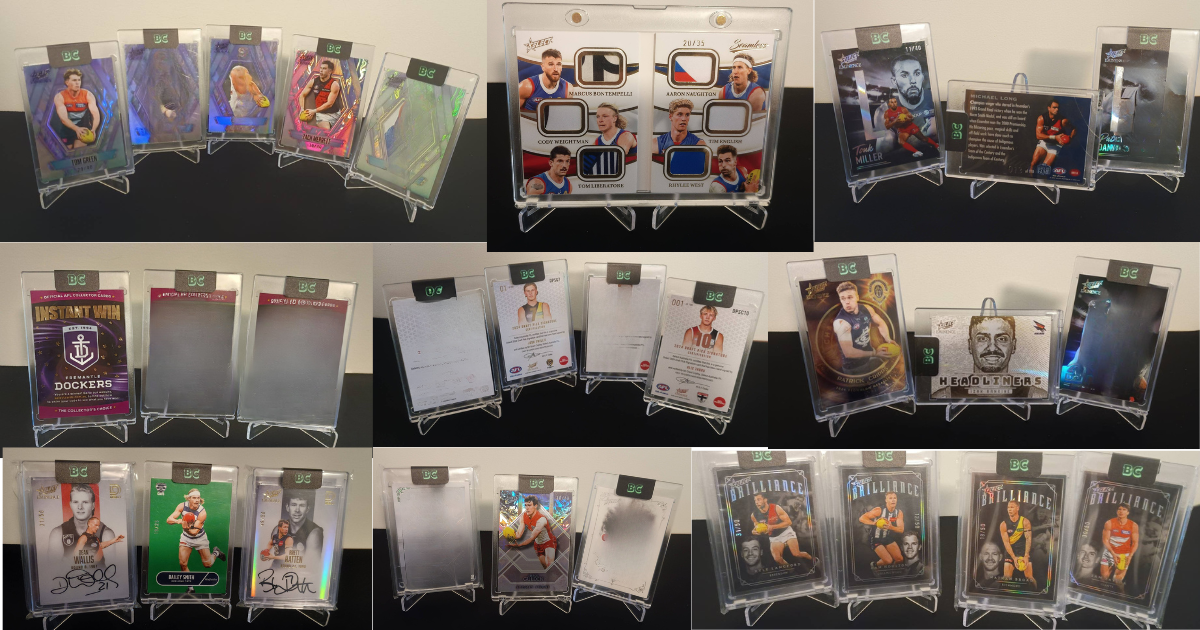 Break 407 Footy Stars Hobby & Retail mixer PLUS 2 BIG CARDS Re-Packs. - Pick Your Team