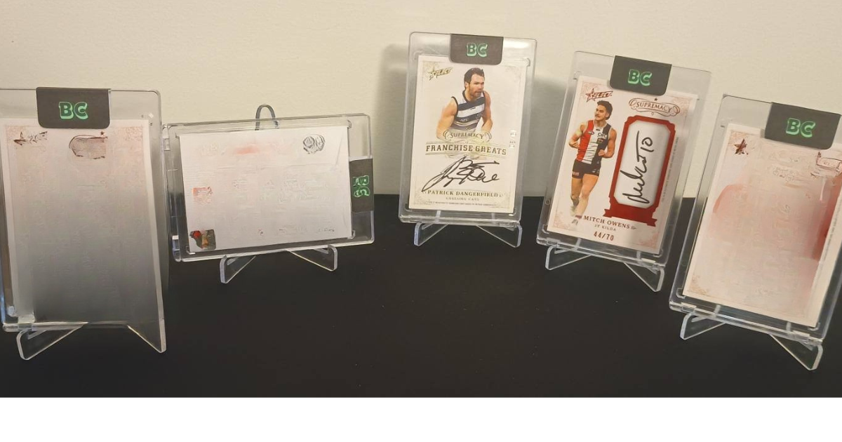 Break 407 Footy Stars Hobby & Retail mixer PLUS 2 BIG CARDS Re-Packs. - Pick Your Team